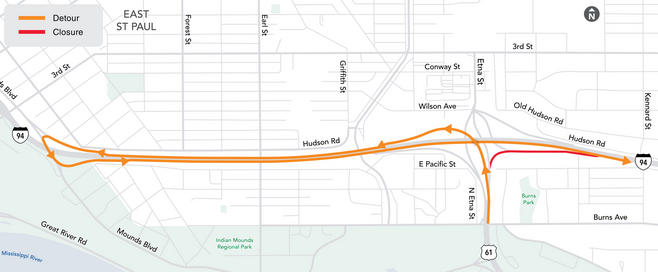 Etna Intersection Closure Map