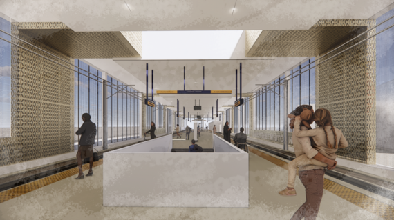 Hi-Lake Rendering open floor plan