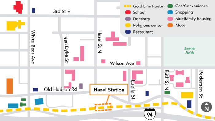 Hazel Station - Gold Line