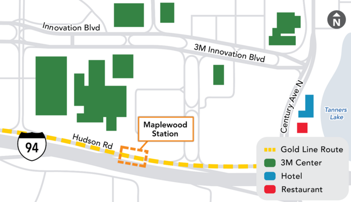 Maplewood Station = Gold Line