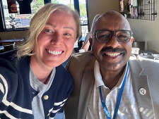 Dr. Tyronne Carter and elected official in District 3