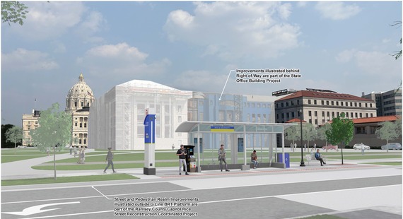 G Line station platform