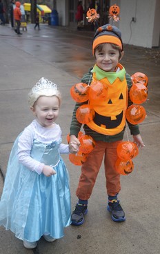 Minnehaha Falls of Fun Halloween event photo of two kids in costume