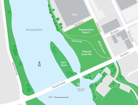 MPRB Graco Parcel D map