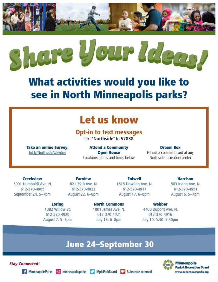Northside Activity Survey Flyer