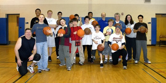 Special Olympics Basketball Team at Harrison Recreation Center