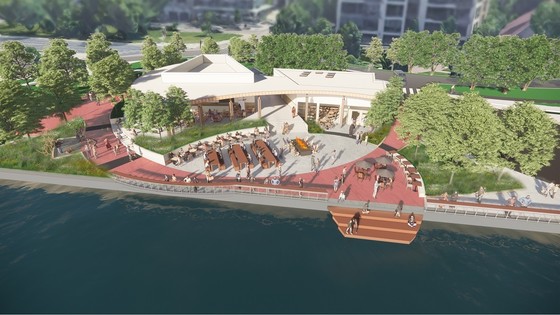 Illustration of preferred concept for new Bde Maka Ska pavilion