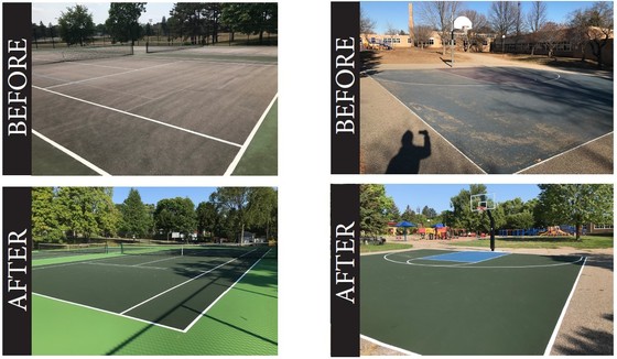 Kenny Park sport courts