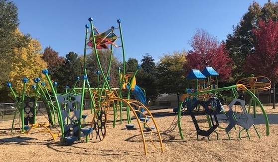 Cleveland Park playground fall 2020