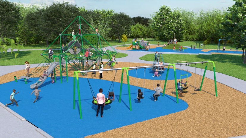 North Commons playground 5-12 area