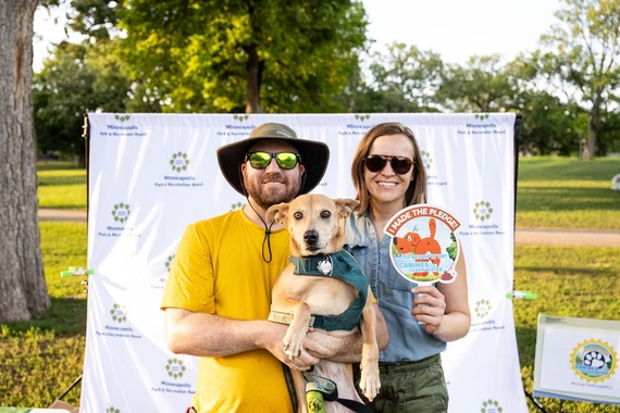 Canines for Clean Water dog event at Loring Park in August 2023