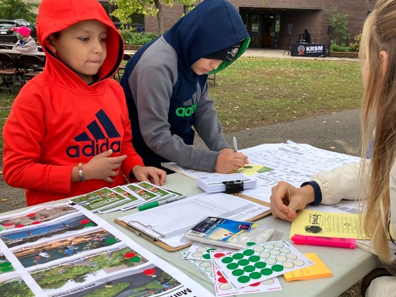 East Phillips CE_kids outside