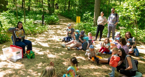 garden storytime wide view