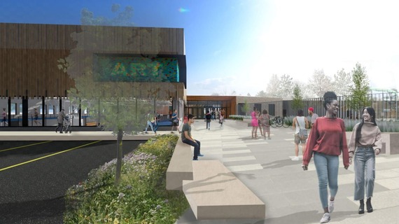 entry plaza - north