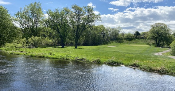 A view of Lake Hiawatha and Hiawatha Golf Course