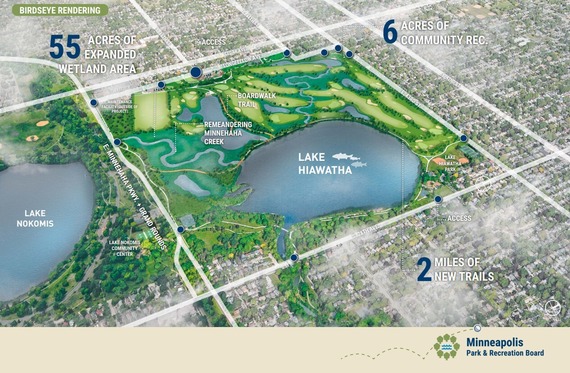 An illustration shows Concept A of Hiawatha Links from above