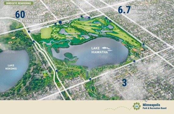 An illustration shows Concept B for the Hiawatha Links project