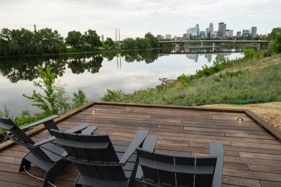 North Minneapolis trail connection with platform and swings-05-26-26