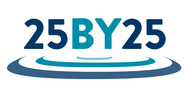 25 by 25 logo