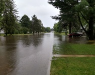 City of Mora, Minn., flooding on July 12, 2018
