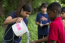 Fifth-grade science class monitors Minnehaha Creek