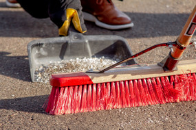 broom sweeping