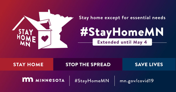 The stay home order has been extended to May 4. Stop the spread. Save lives.