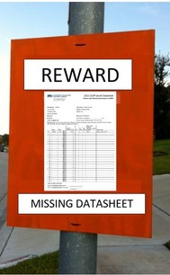 Missing  Datasheet
