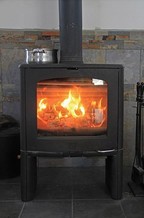Small wood-burning stove