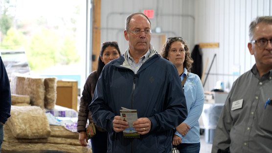 Peter Tester at Leech Lake tour