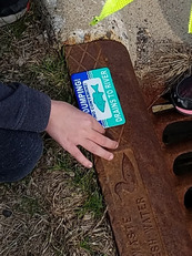 Storm drain decal