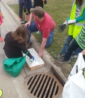 Storm Drain Stenciling