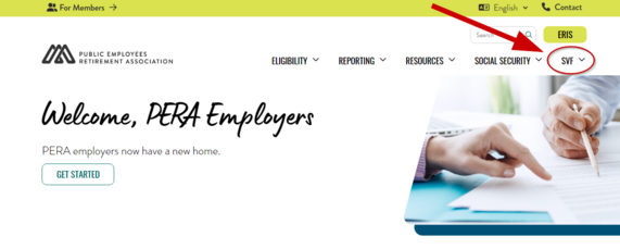 Employer Website Home Page