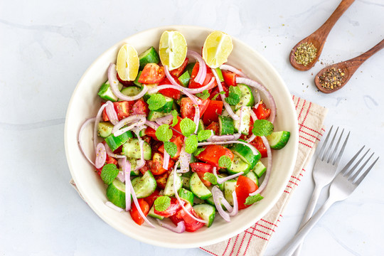 Cucumber Tomato Salad