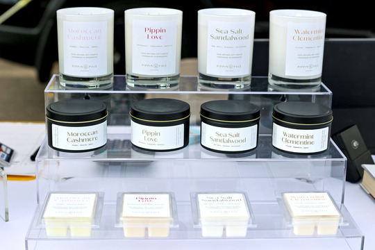 Photo: Pippin & Pale Candle Co., Plymouth Farmers Market Vendor