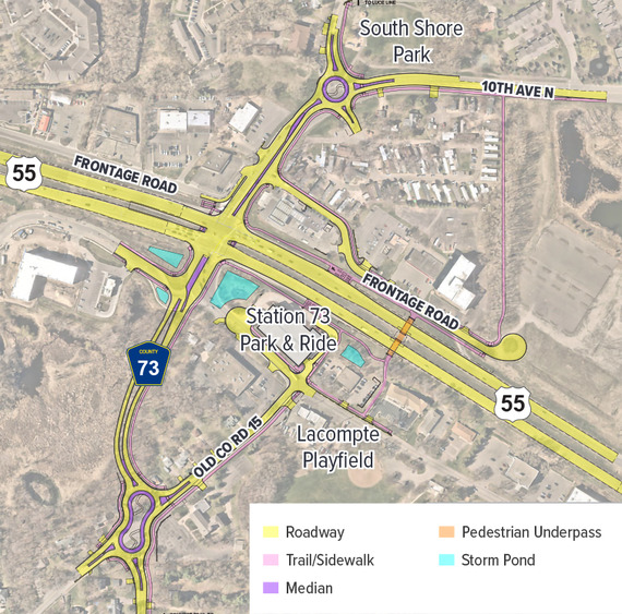Map of the Station 73 TRIP project area