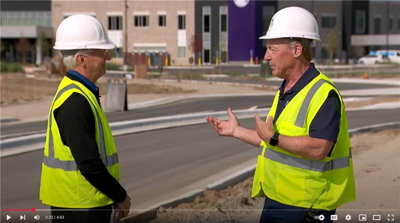 Mayor Wosje at The Boulevard for Mayor's Minutes.