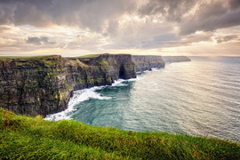 Cliffs of Moore Along Ireland's Atlantic Coast