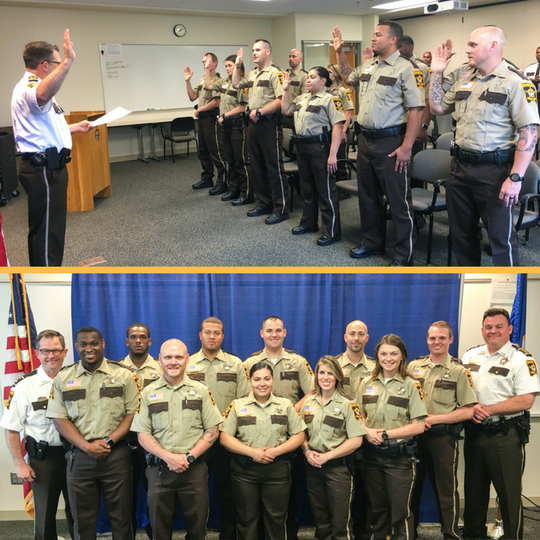Correctional Officer graduation June 2018 canva graphic