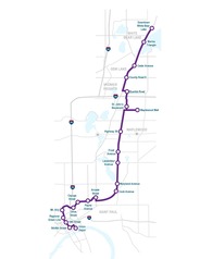Rush Line Route Map (Sept. 2018)