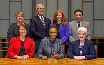 Ramsey County Board of Commissioners 2020 group portrait