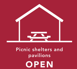 Picnic shelter and pavilions open for reservations