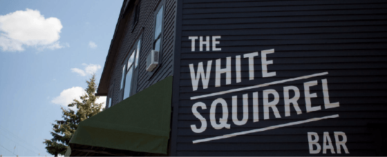 Photo of the new White Squirrel Bar