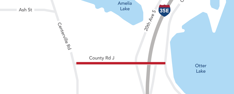 County Road J & I-35E Interchange virtual engagement