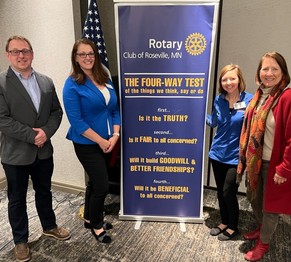 Roseville Rotary and City staff
