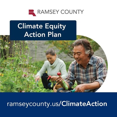 Climate Equity Action Plan - two gardeners smiling over plants