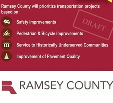 Photo of Ramsey County transportation projects plan draft