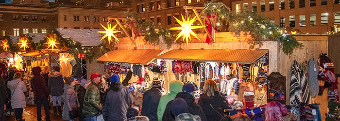 European Christmas Market vendor