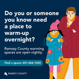 Winter warming spaces