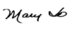 Mary Jo signature